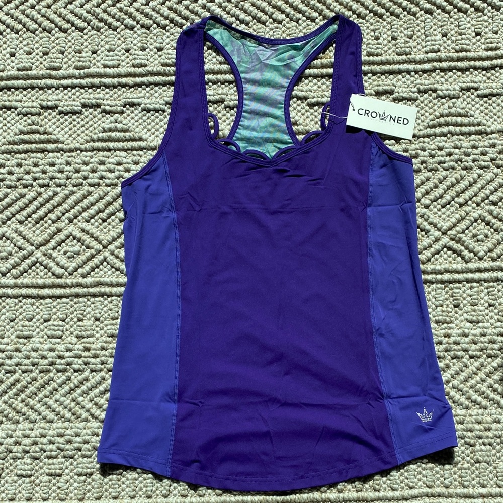Crowned Athletics Mermaid Princess Flow Tank